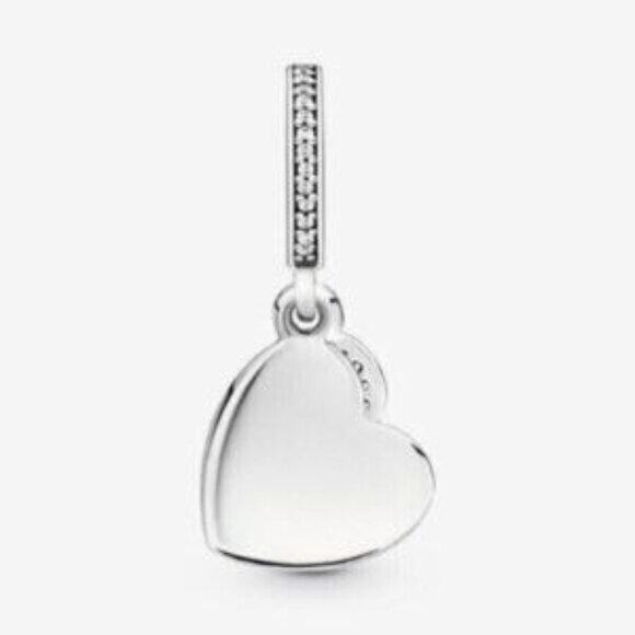 Pandora Forever Friends Heart Dangle Charm - Picture 3 of 4